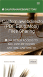 Mobile Screenshot of californiawebdirectory.org